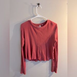 Pink Long Sleeve Top